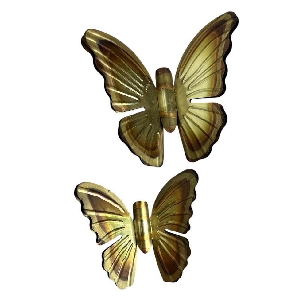 Vintage MCM Metal Butterflys